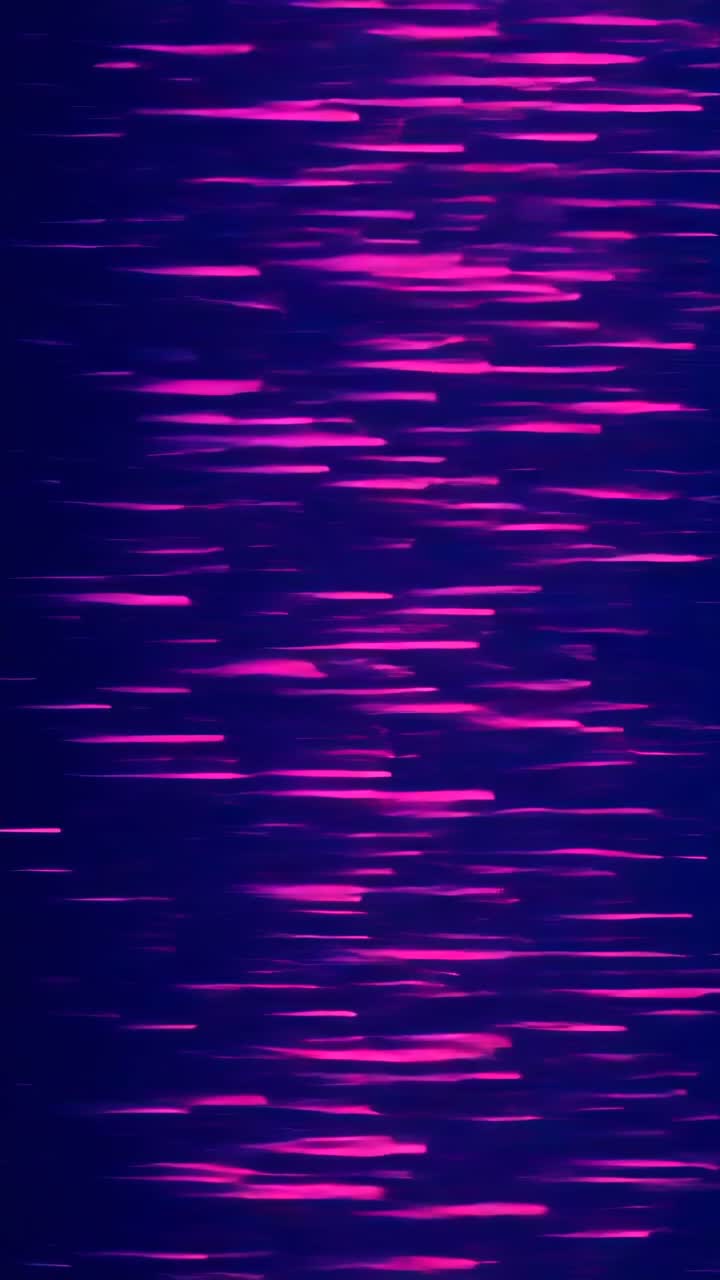 Abstrakt videokonsept med striper av rosa lys på en mørk bakgrunn.