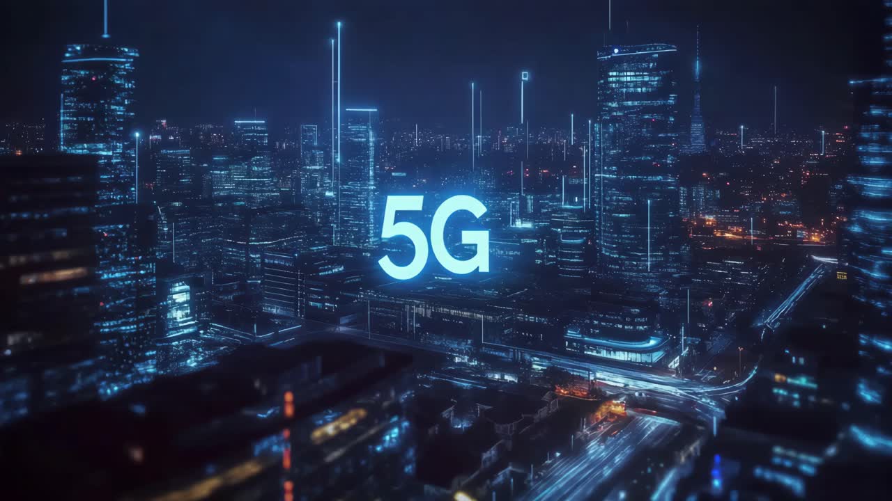 5G Network in a Futuristic City