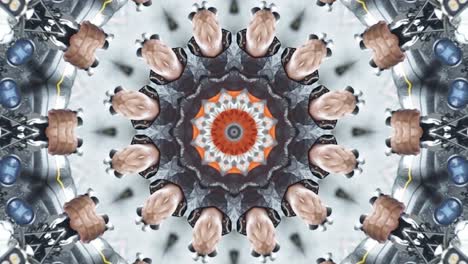 único y hermoso diseño de textura de caleidoscopio abstracto
