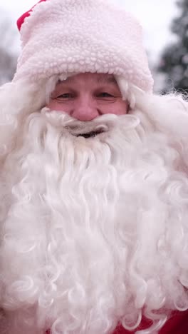 portrait of a bearded old santa claus portrait of a bearded old santa claus