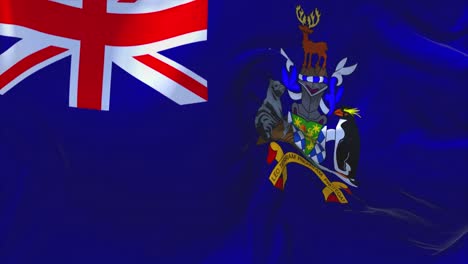 bandera de georgia del sur y las islas sandwich del sur