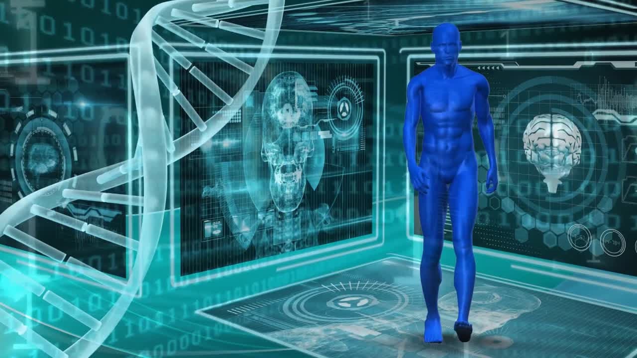 인간 모델과 dna