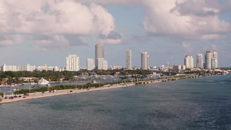 miami skyline and bayfront