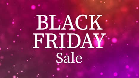 black friday event text animation motion graphics