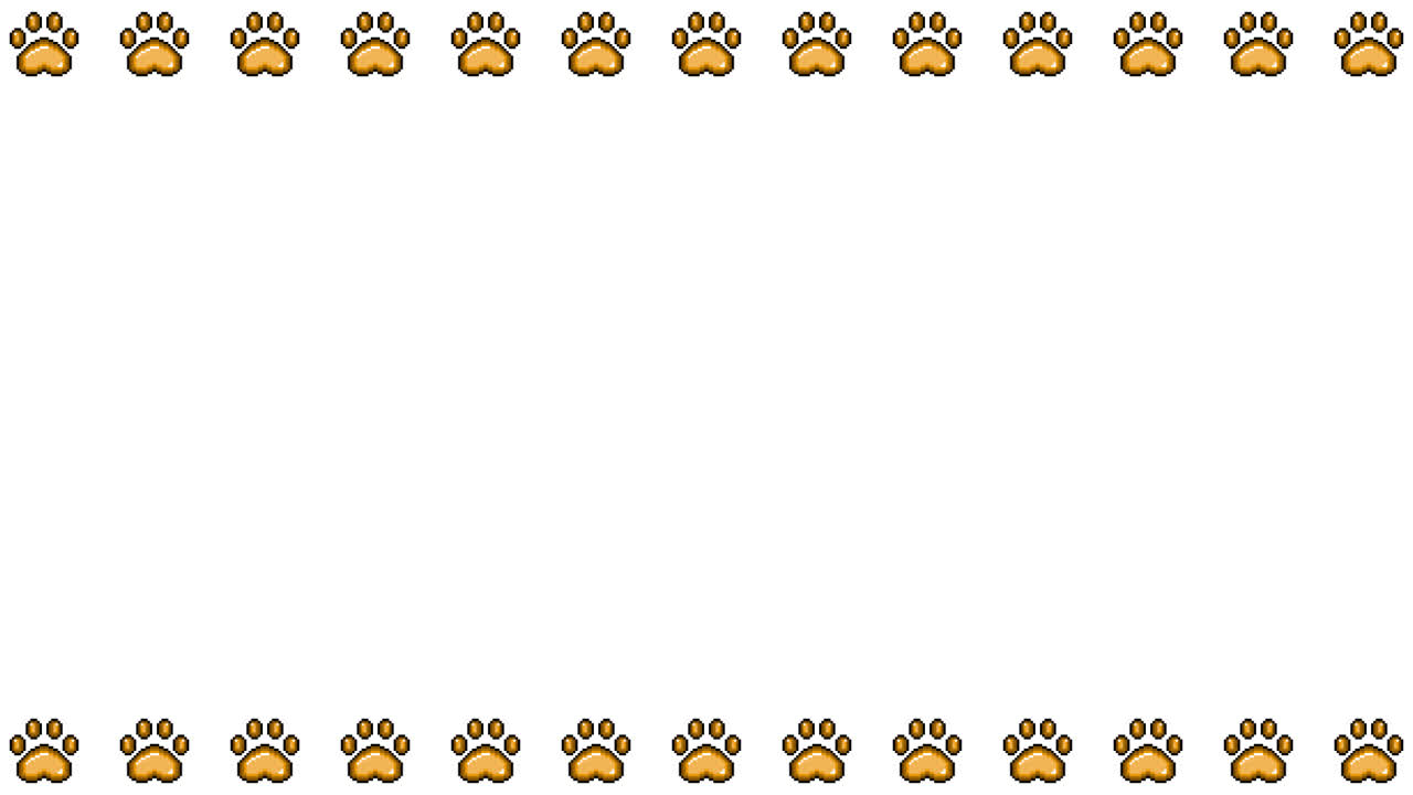 Pixel Art Paw Frame Animated Overlay 1080p Transparent 30 fps (8).mov
