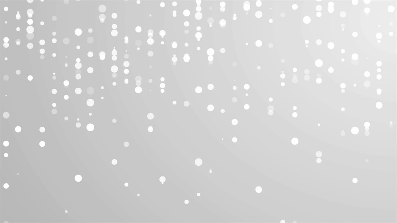 círculos abstractos grises y brillantes animación de video en mosaico