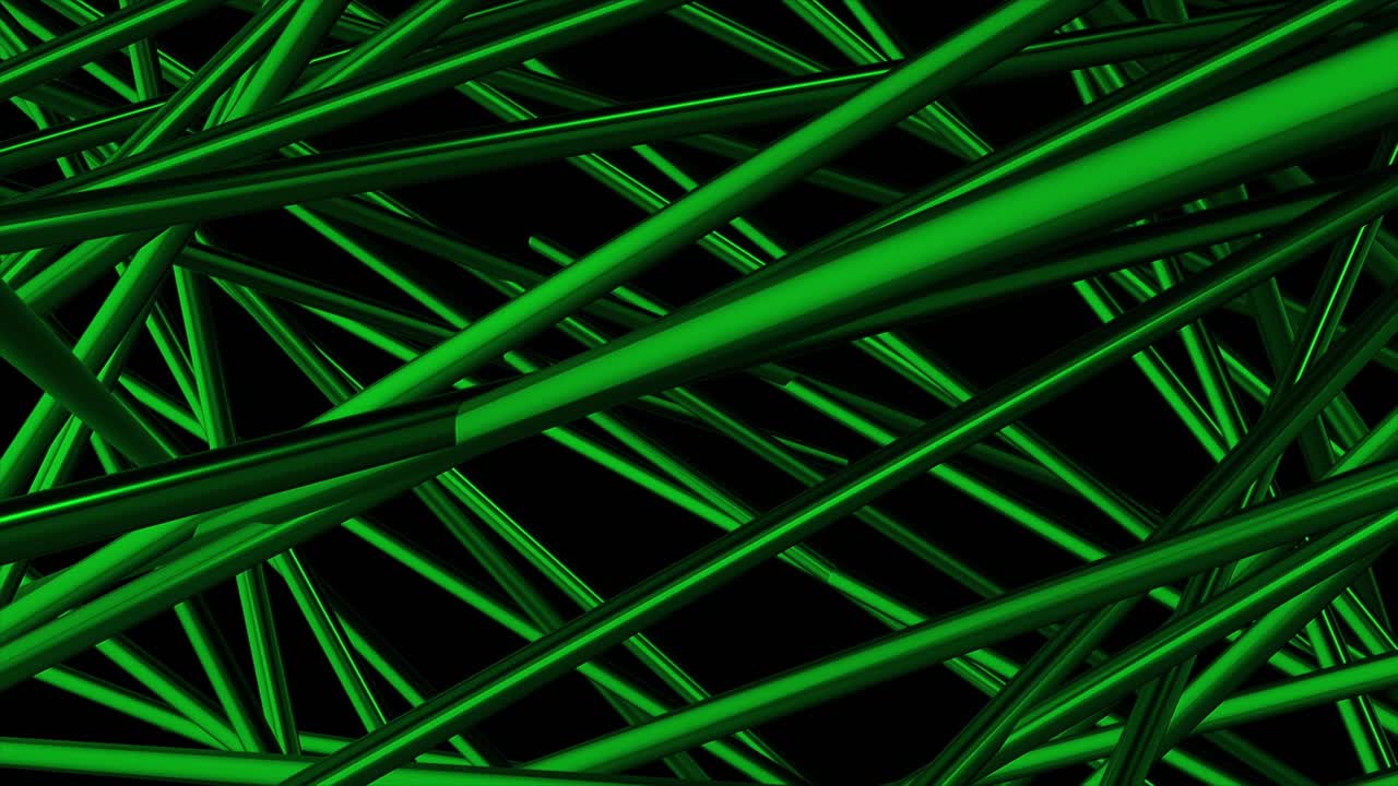 Linea verde astratta