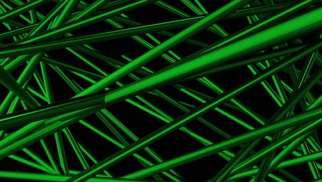 abstract green lines