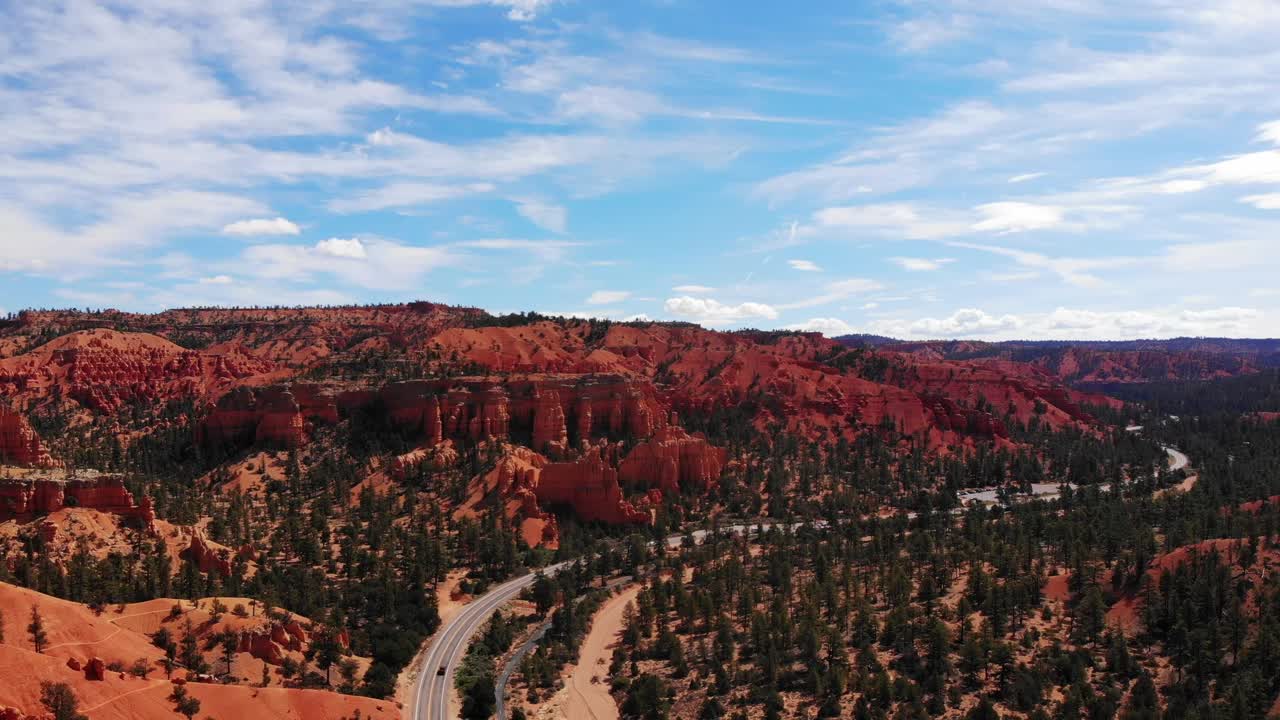 Strade panoramiche dello Utah e panorama aereo