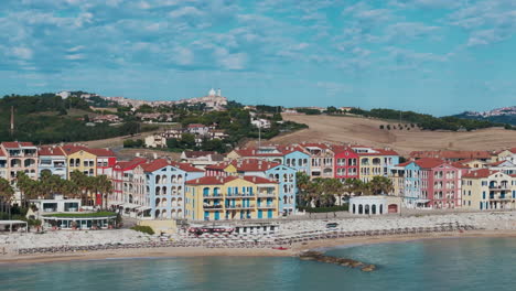 drone captures the beauty of porto recanati seaside