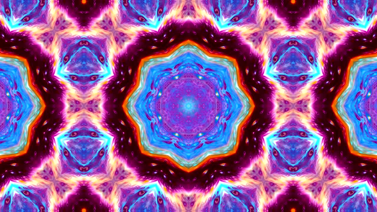 abstracto pincel tinta concepto liso patrón simétrico ornamental decorativo caleidoscopio movimiento círculo geométrico y formas de estrellas