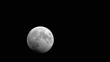 nearly full moon at beginning of lunar eclipse moves across october night sky 2023