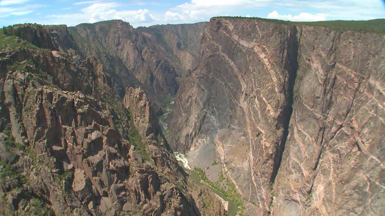 таймлапс съемка скалы в черном каньоне гуниссона 1