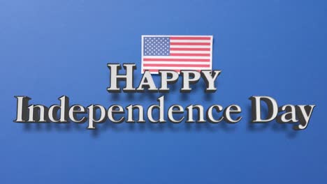 Animation-of-4th-of-july-independence-day-text-over-flag-of-united-states-of-america