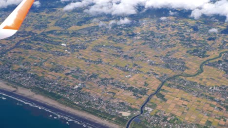 la vista aerea en japon
