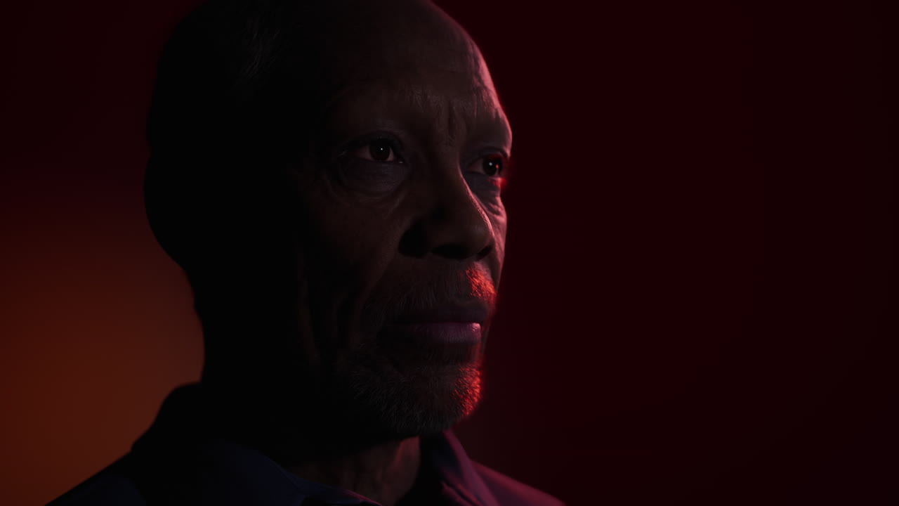 retrato increíblemente detallado de una cara africana