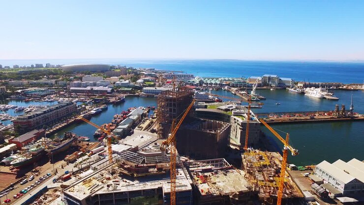High above the waterfront in Cape Town
