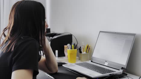 Office technology equipment, company employees, professional job