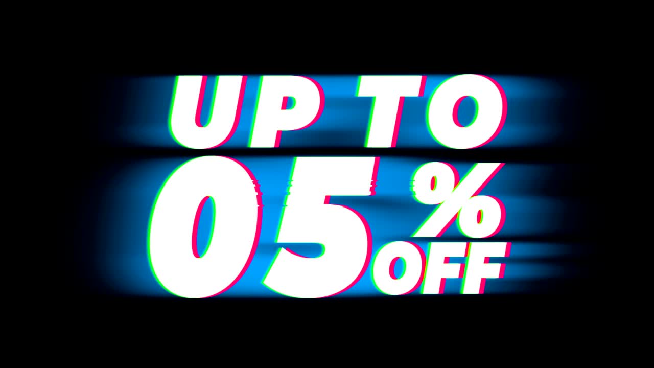 hasta un 5% de descuento en el texto vintage.