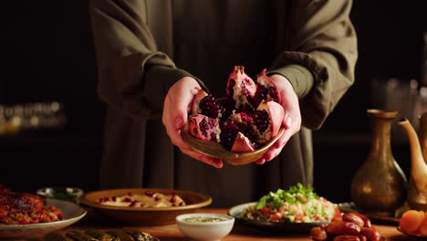 pomegranate and middle eastern cuisine