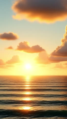 ocean sunrise through a door. golden sunlight rises over the calm ocean, framed by an open rustic door that invites serenity and peace.