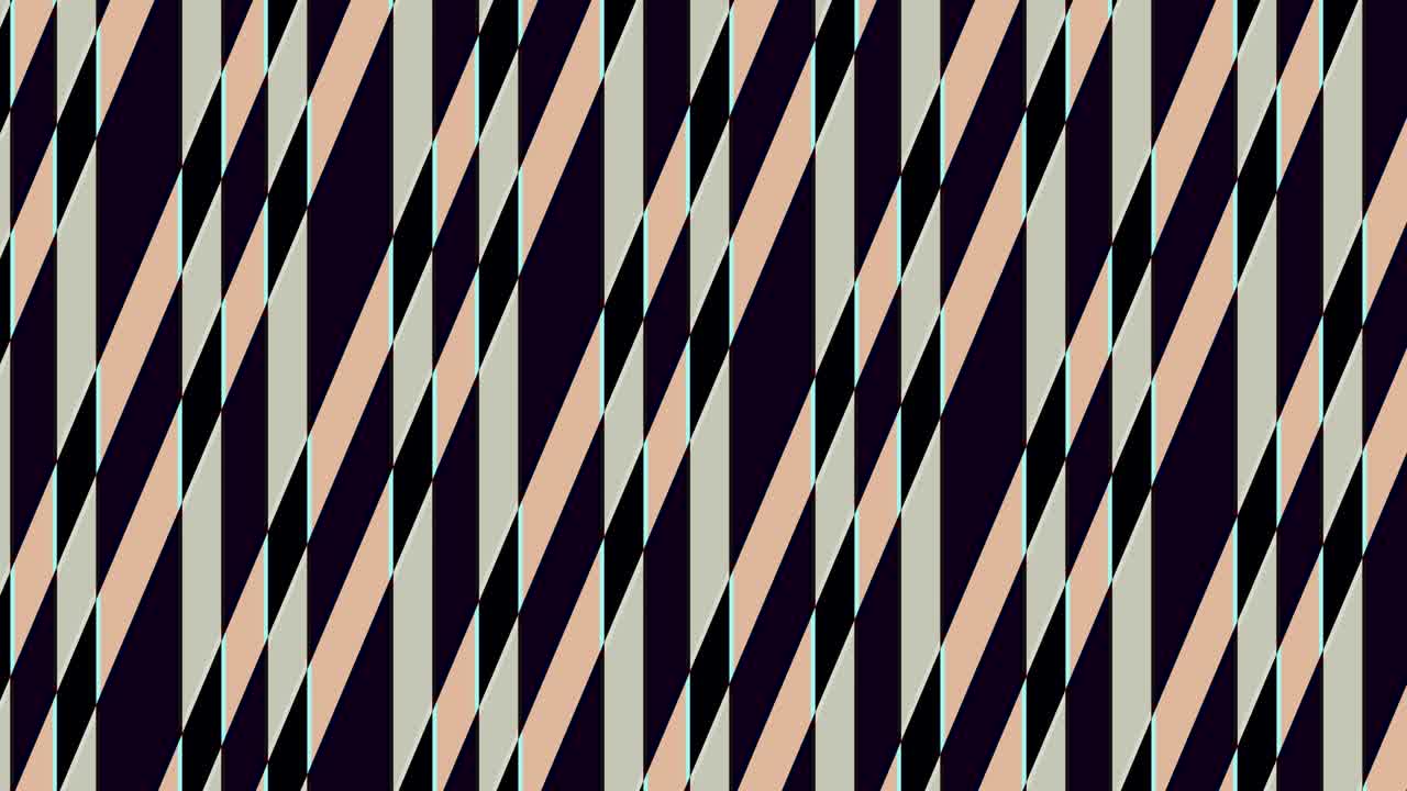 Animation consisting of intersected colored stripes.
