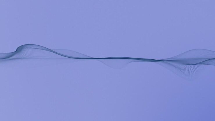 Abstract Blue Wave Pattern