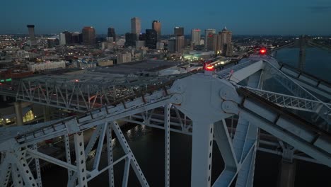 Horizonte-De-Nueva-Orleans-Luisiana-En-La-Noche