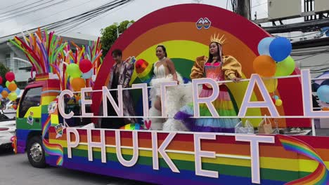 lgbtq+ pride parade in phuket, thailand