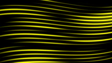 abstract yellow neon waves loopable background