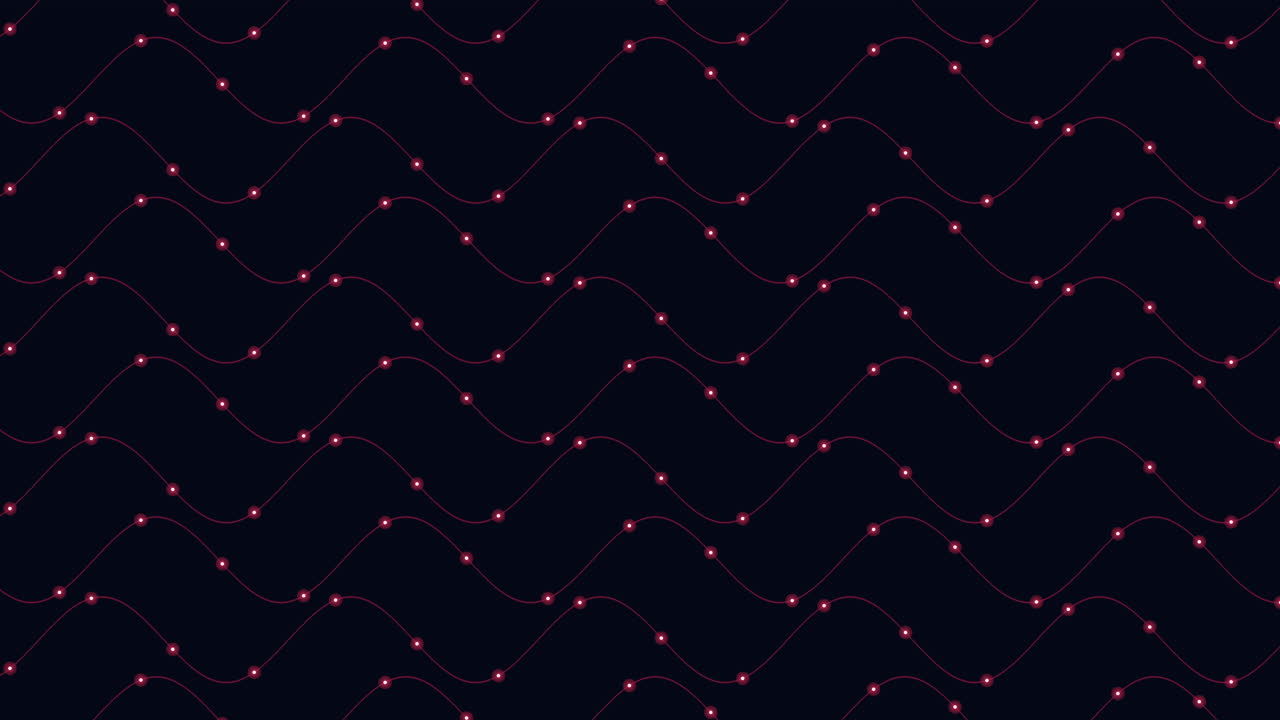 Futuristic and elegance waves pattern with neon glitters