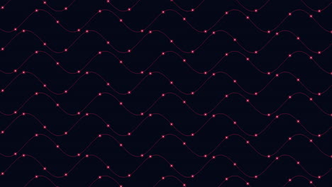 patrón de ondas futuristas y elegantes con brillos de neón.