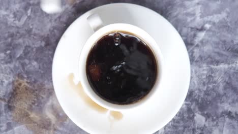 coffee with sugar