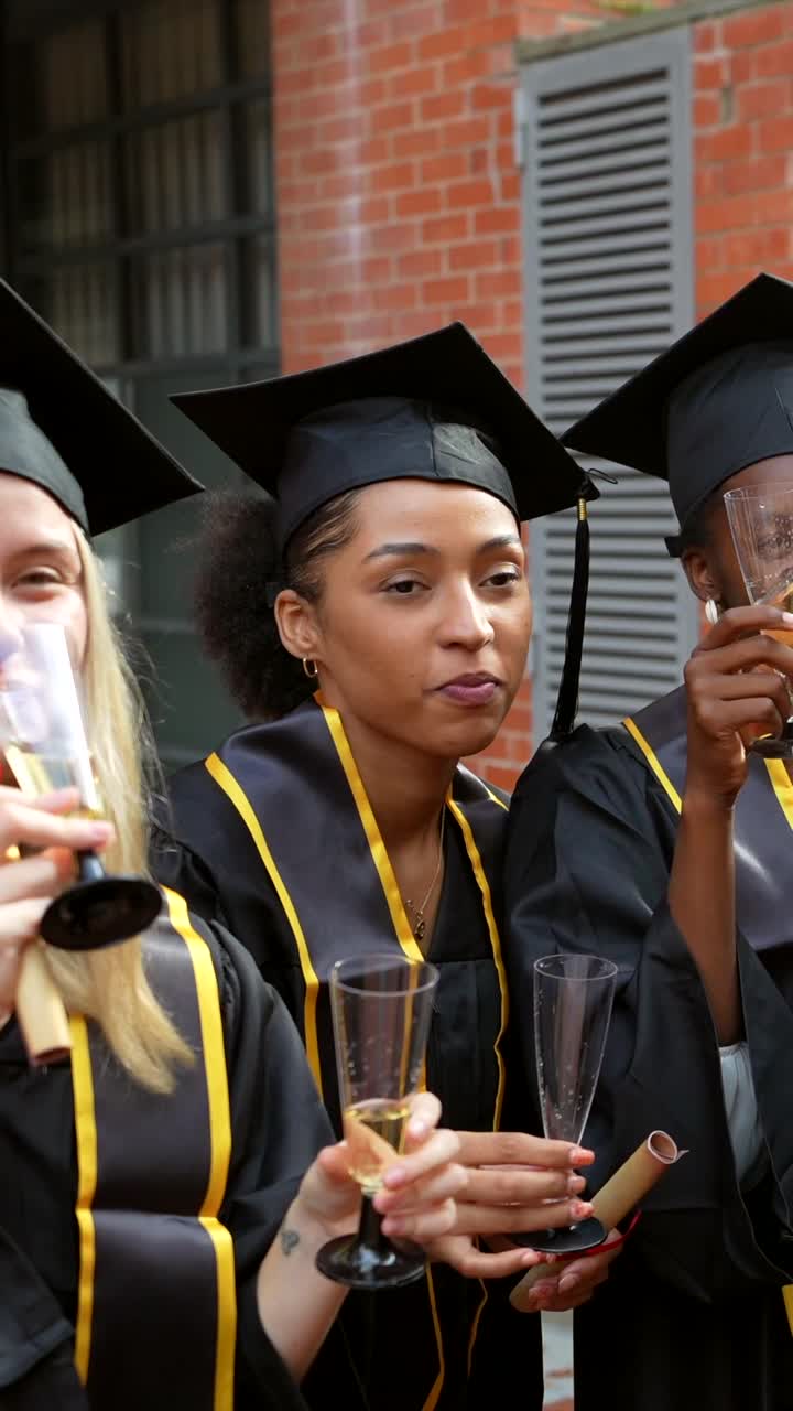 Brindisi per la festa di laurea