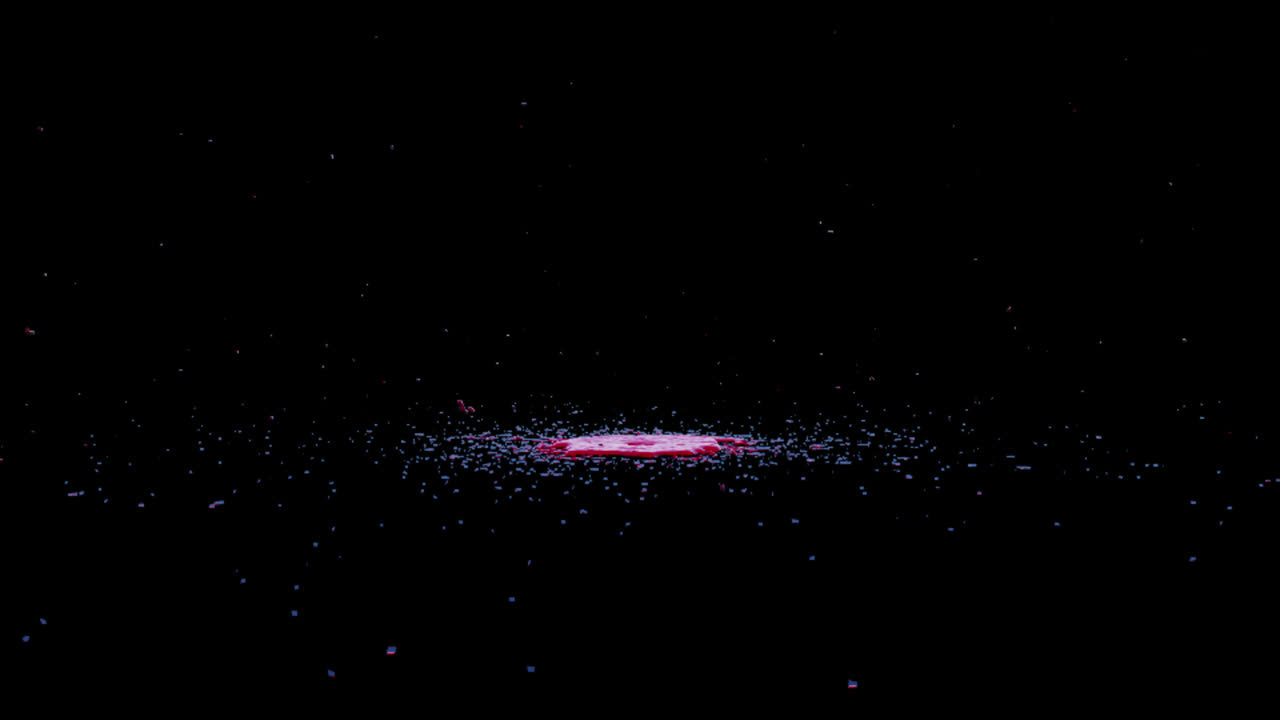 추상적인 액체 폭발