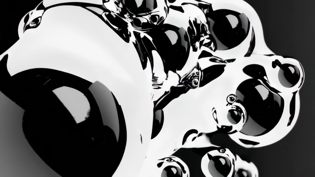 Bubble liquide astratte
