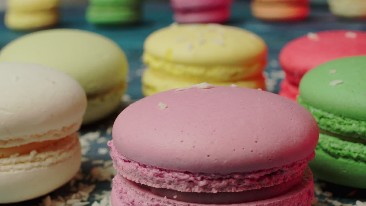 macarrones de colores