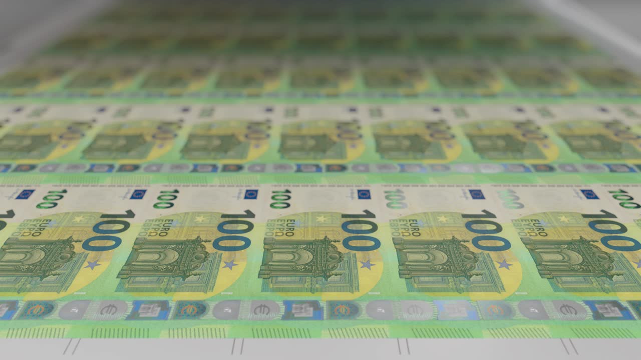 Euro-trykkeproces.