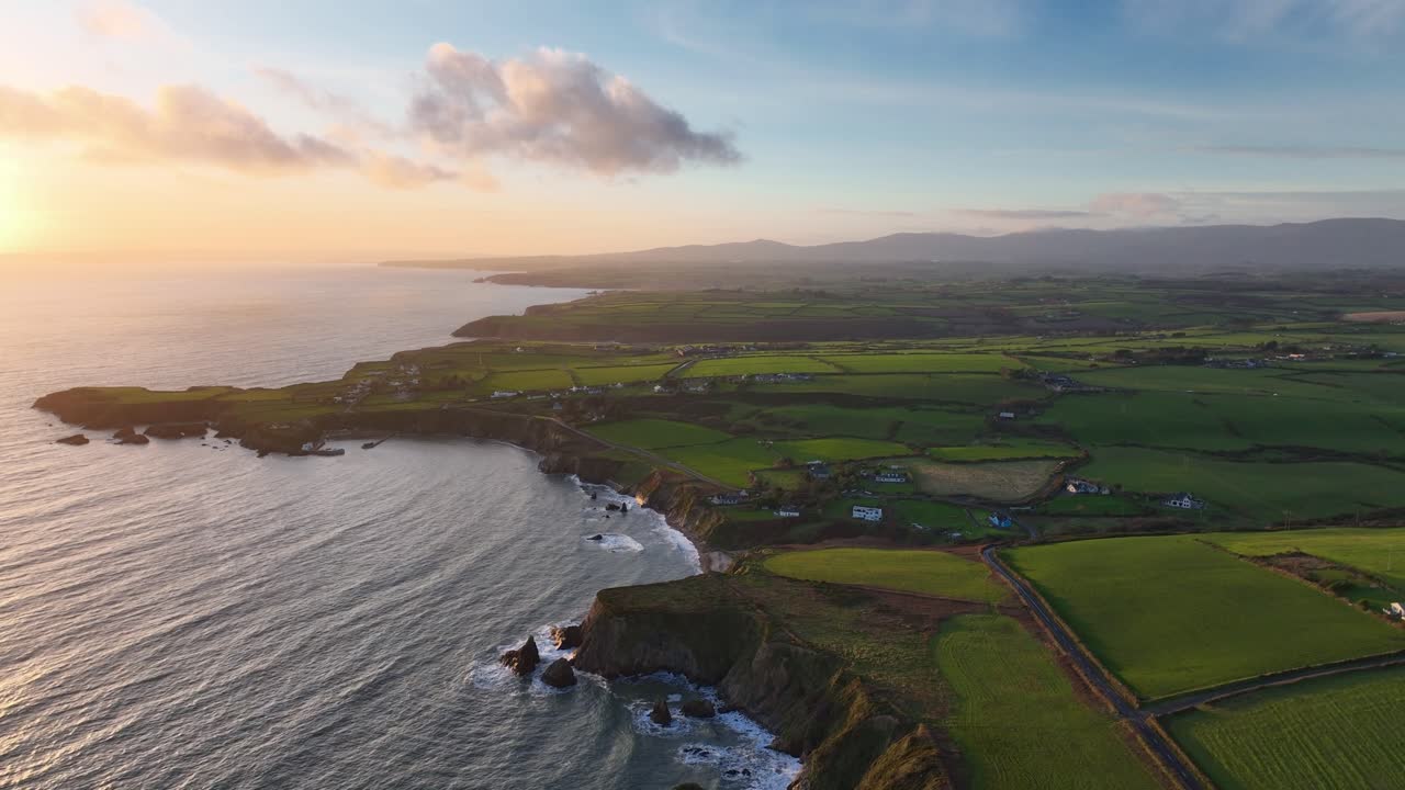 Irland: Fantastiske steder - Vinteraften - Copper Coast Drive - Waterford