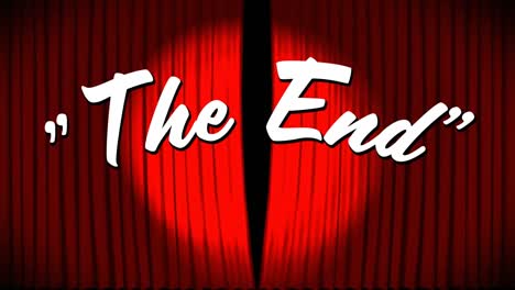 the end sign for a movie