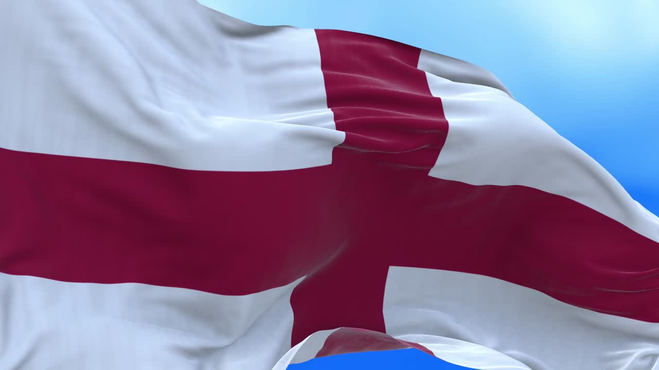 беспрерывный цикл английского флага.