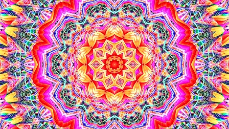 beautiful abstract kaleidoscope that shines, a radiant light that regulates the subtle movements