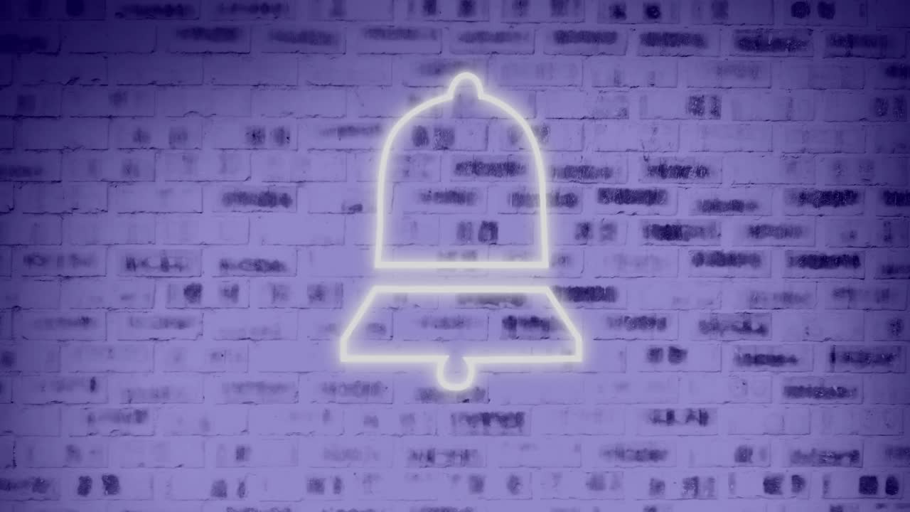 Arrow neon sign on brick wall 4k