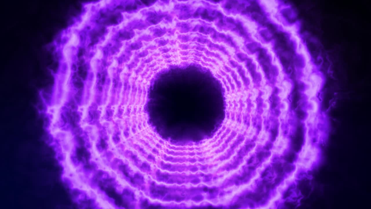 animación de túnel de círculo 3d gráficos de movimiento