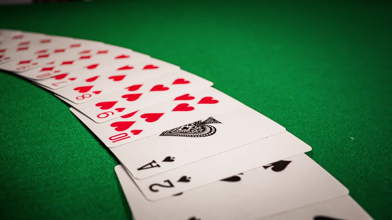 el fondo de las cartas de juego.