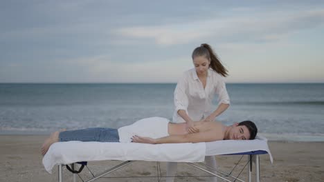 beach massage