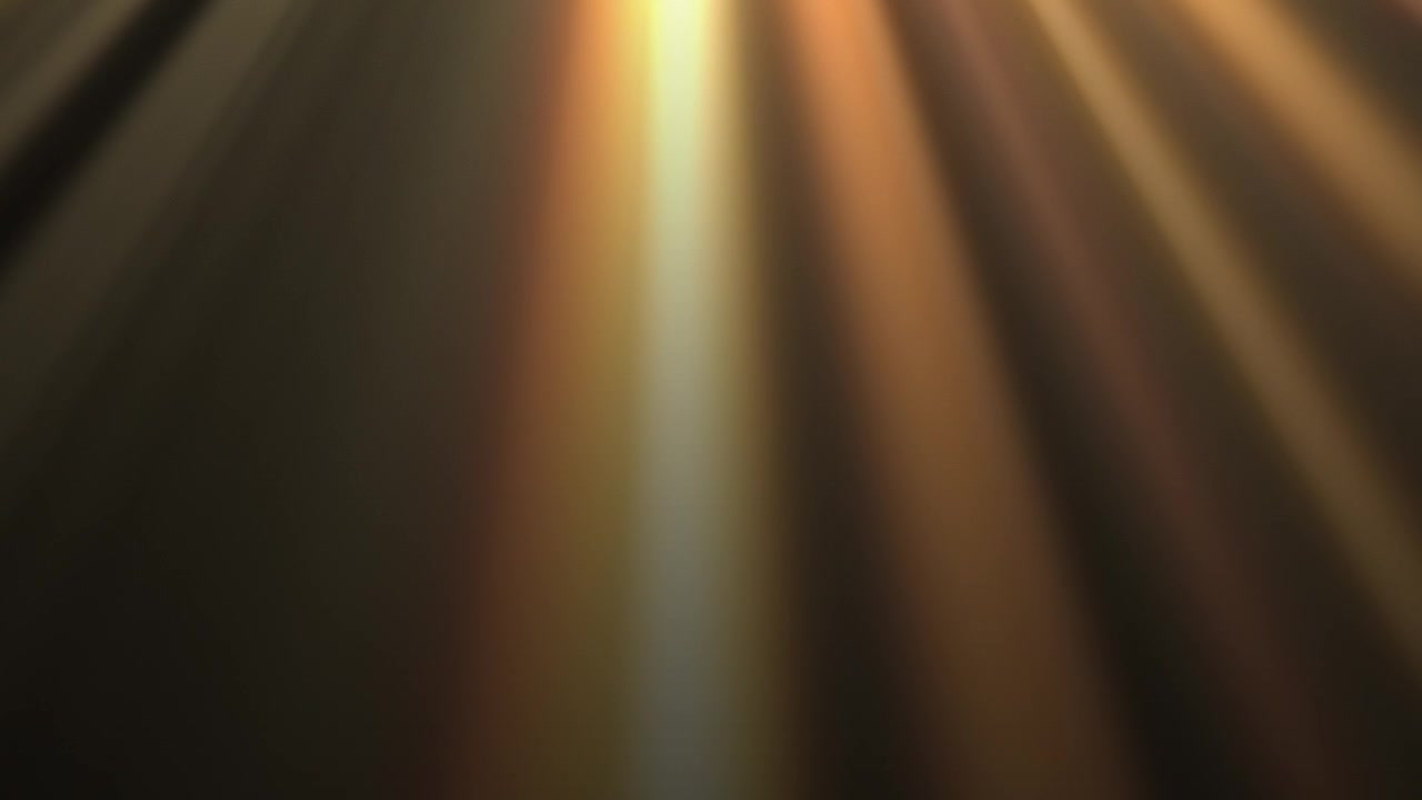 Abstract Volumetric Light Rays Moving Downwards on Dark Background