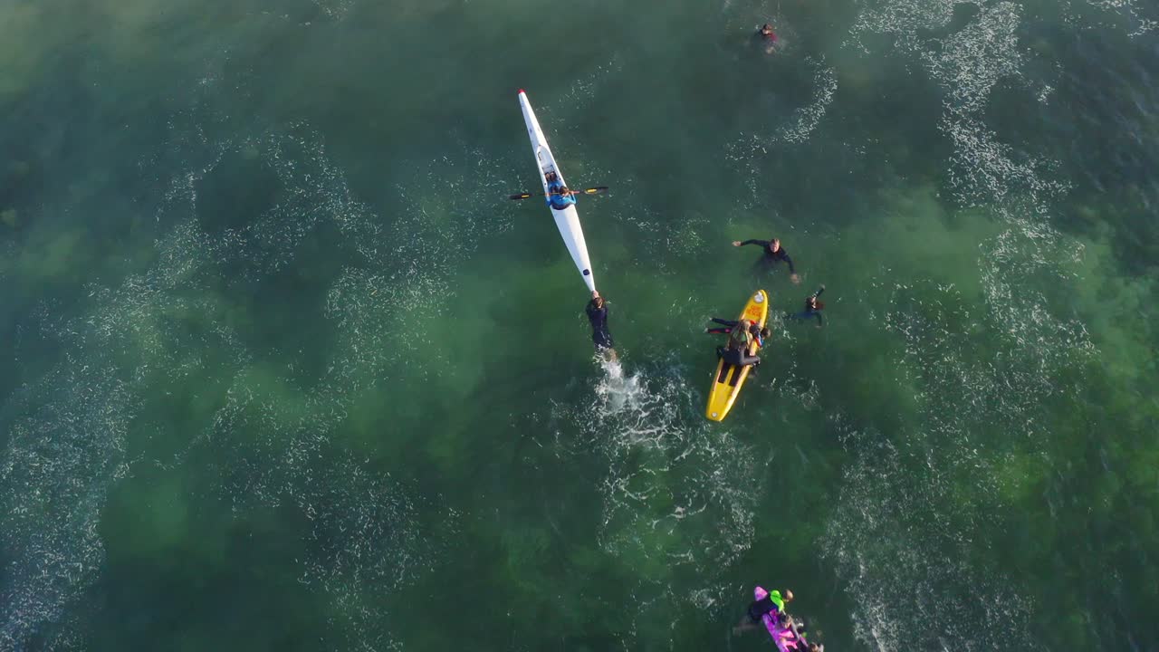 marazion waters 공중에서의 긴 카약 미행 모험 체험