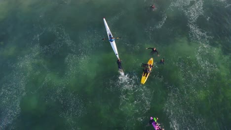 long kayak tailing adventure experience at marazion waters aerial