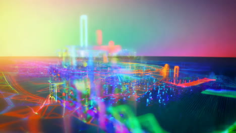 futuristic cityscape visualization